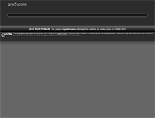 Tablet Screenshot of gm5.com